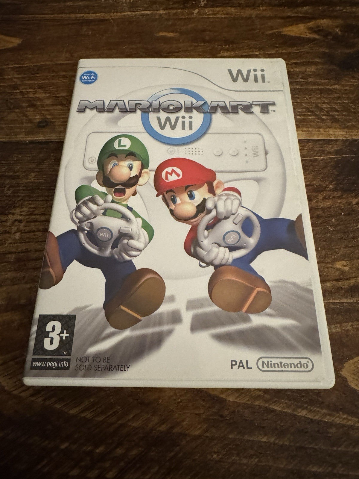 🎮 Mario Kart with Wii Wheel (Nintendo Wii, 2008) 🏎️🚗🌟