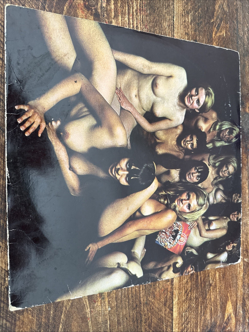 Jimi Hendrix – Electric Ladyland LP UK Polydor Orange Label Banned Cover VG+