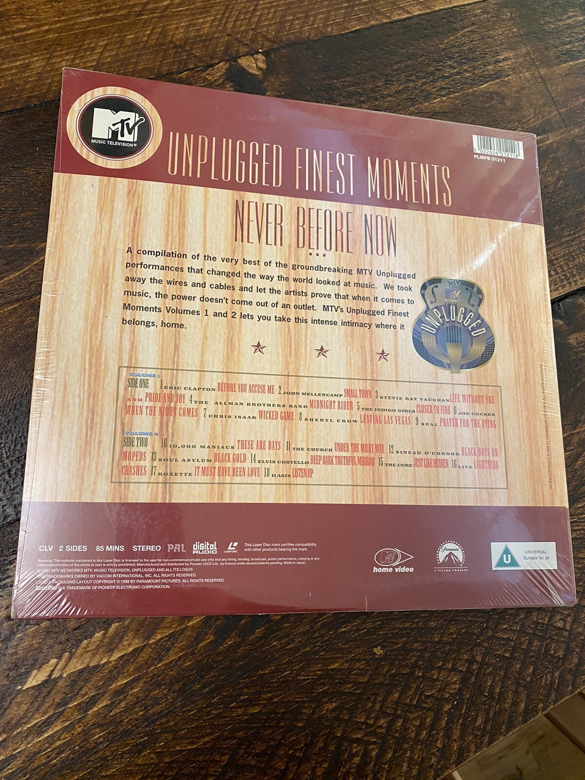 Laserdisc: MTV Unplugged Finest Moments