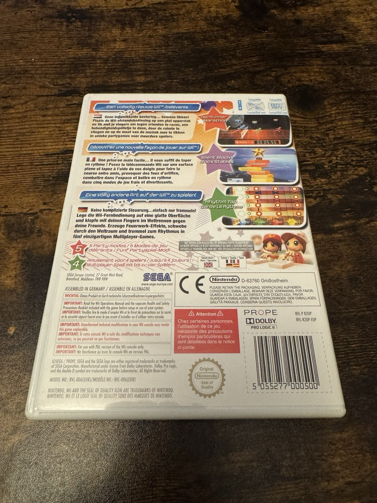 🎮🎮 Let's Tap (Nintendo Wii, 2009) - European Version 💃🏼🕺🏼