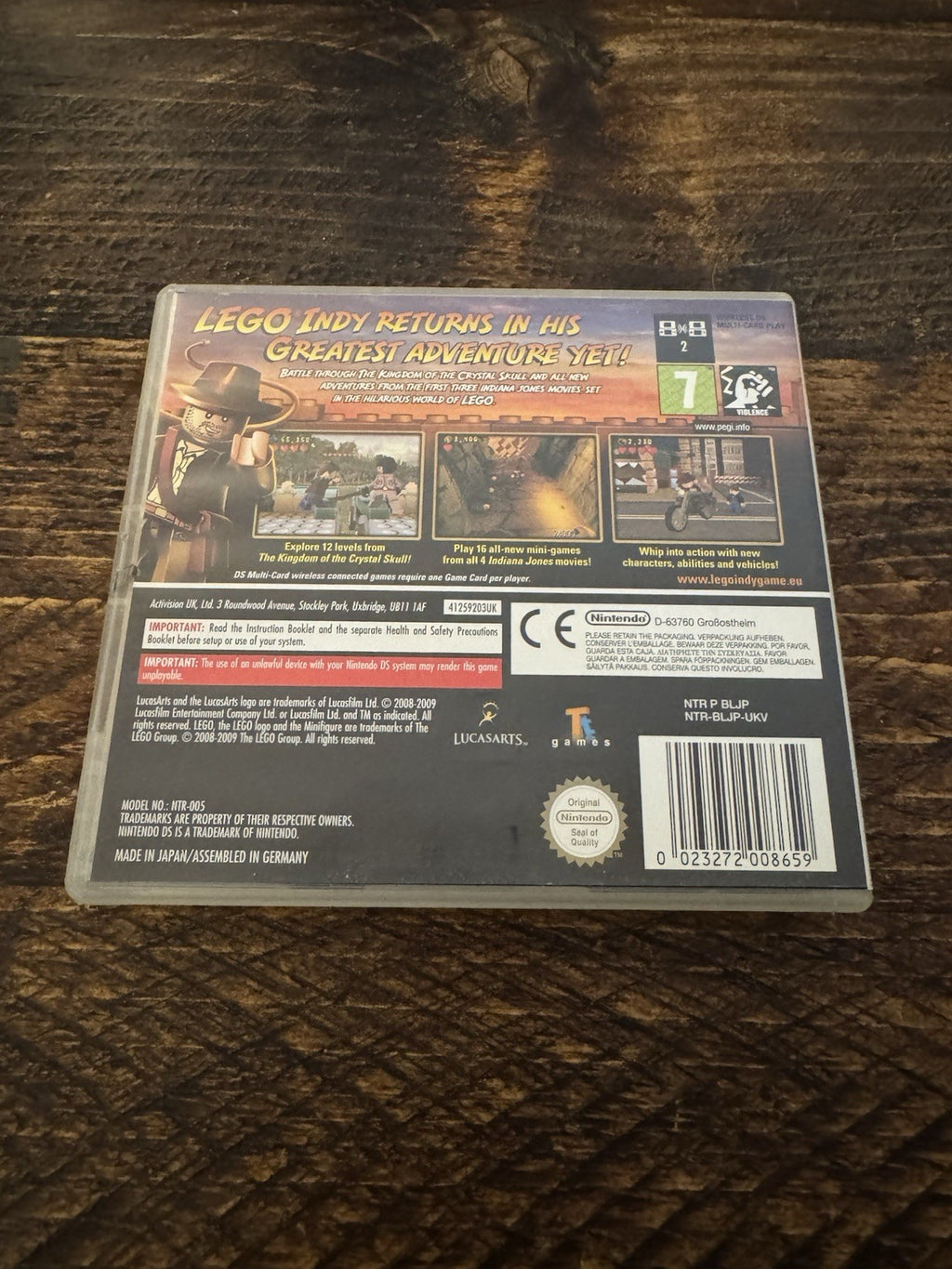 🎮 Nintendo DS LEGO Indiana Jones 2 The Adventure Continues