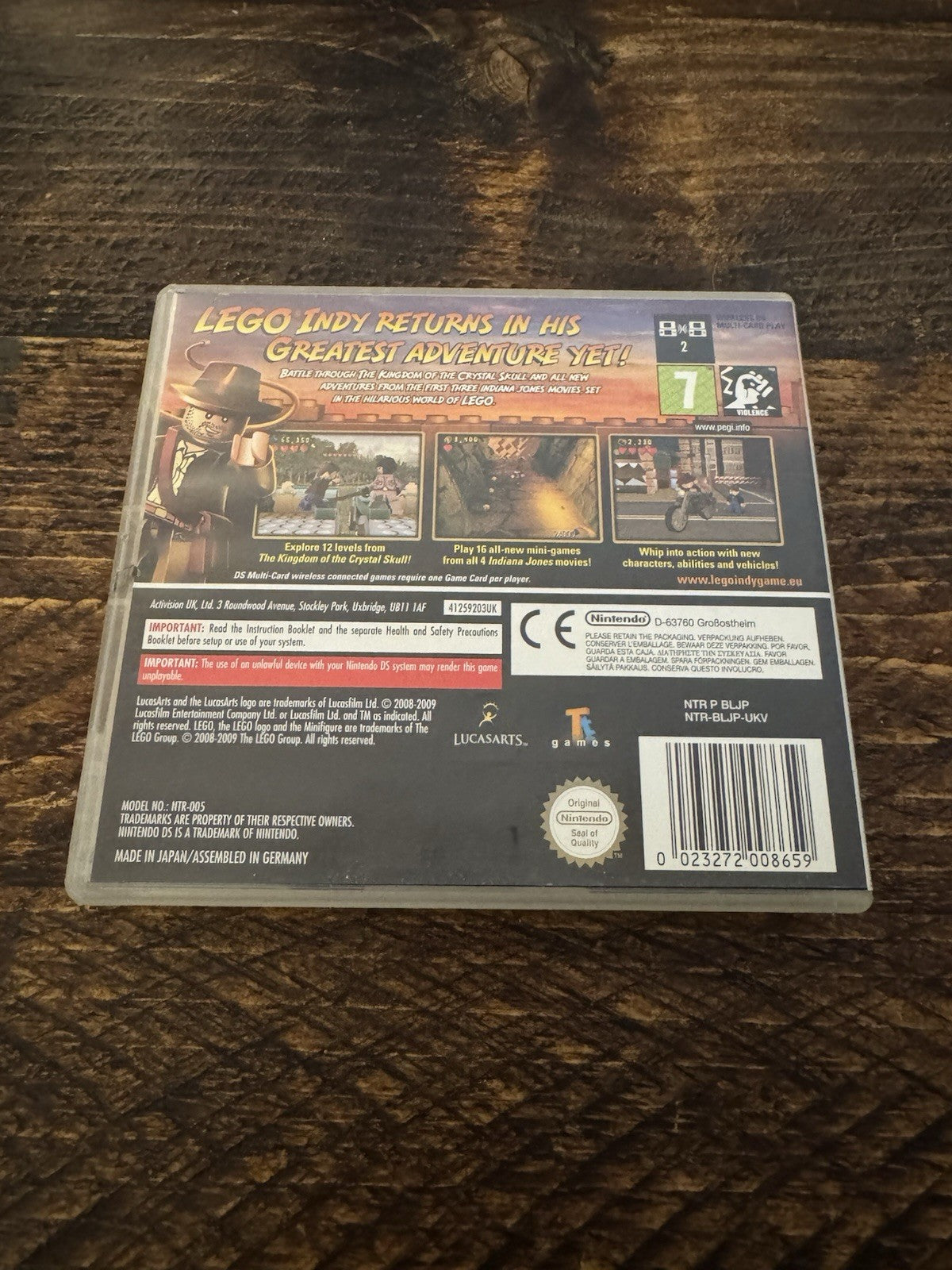 🎮 Nintendo DS LEGO Indiana Jones 2 The Adventure Continues