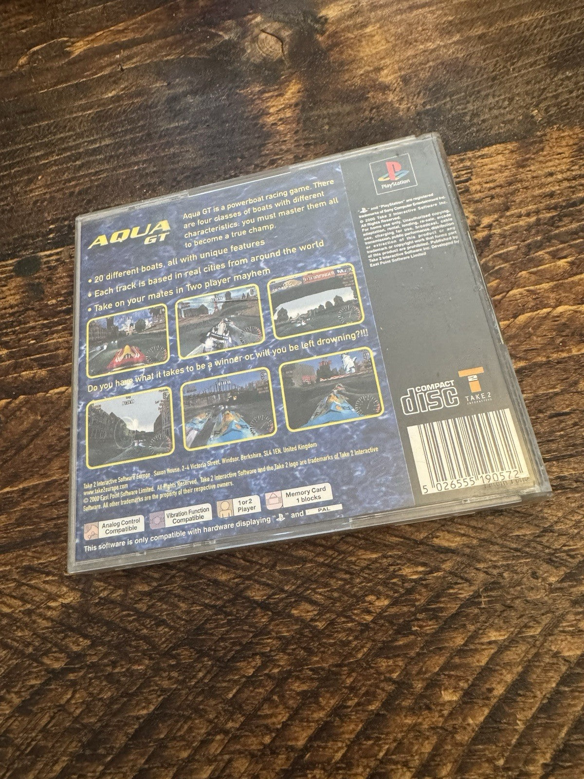 Sony PlayStation 1 Aqua GT Video Game
