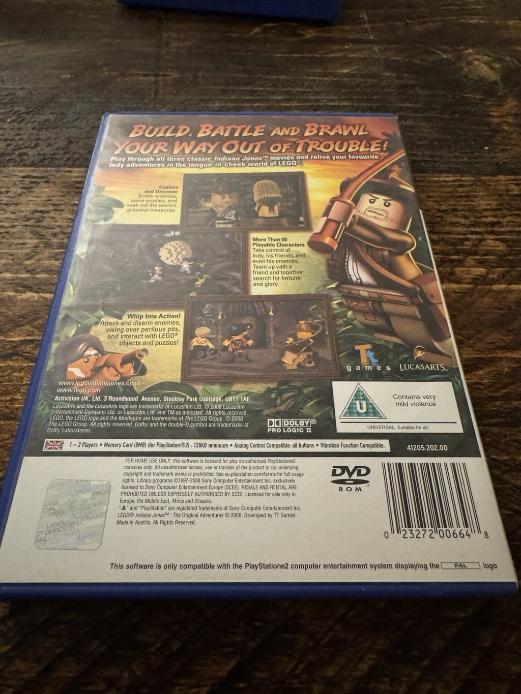 🎮LEGO Indiana Jones: The Original Adventures (Sony PlayStation 2, 2008) 🎮