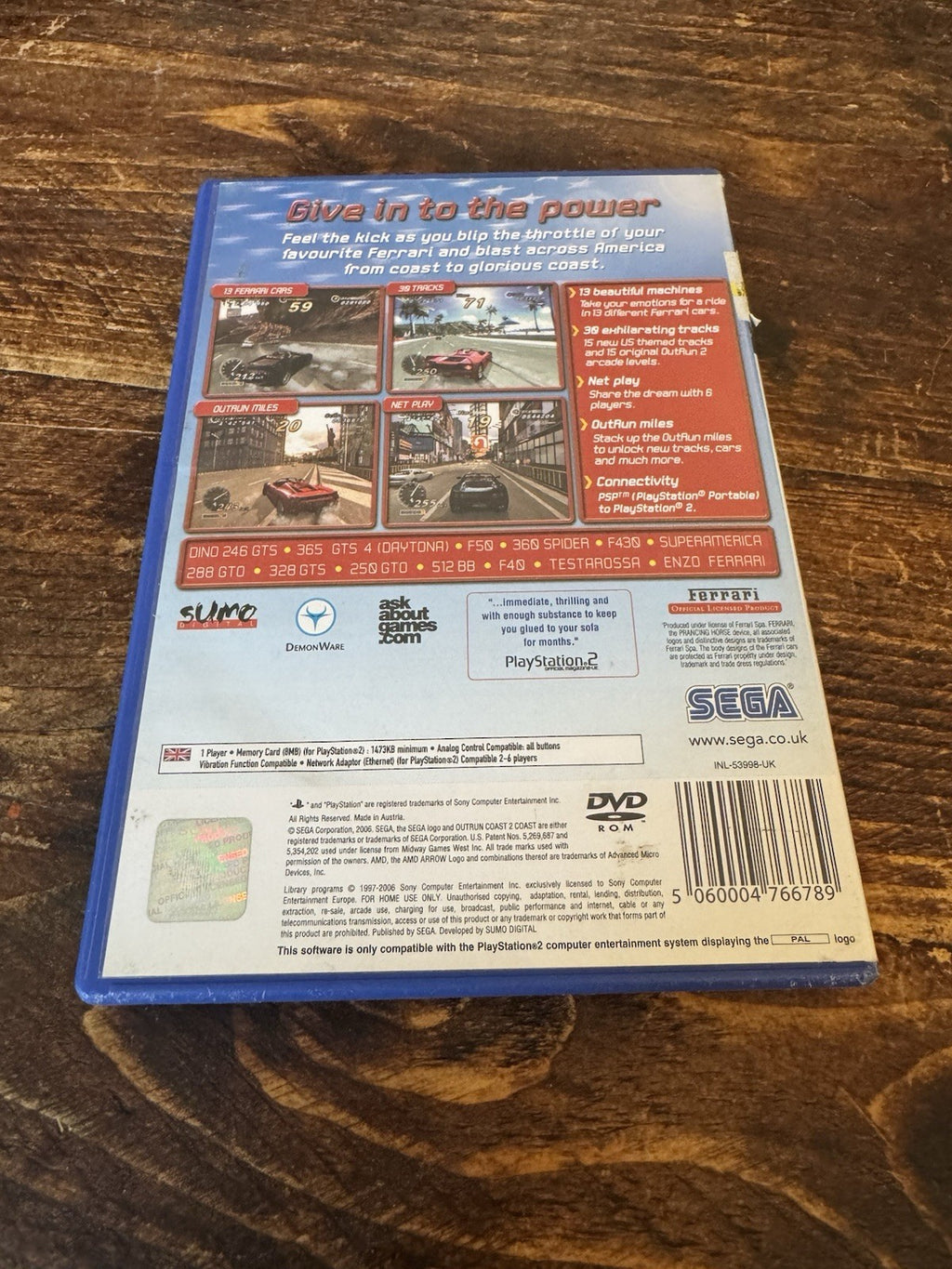 🎮 OutRun 2006: Coast 2 Coast (Sony PlayStation 2, 2006) 🎮 🏎️