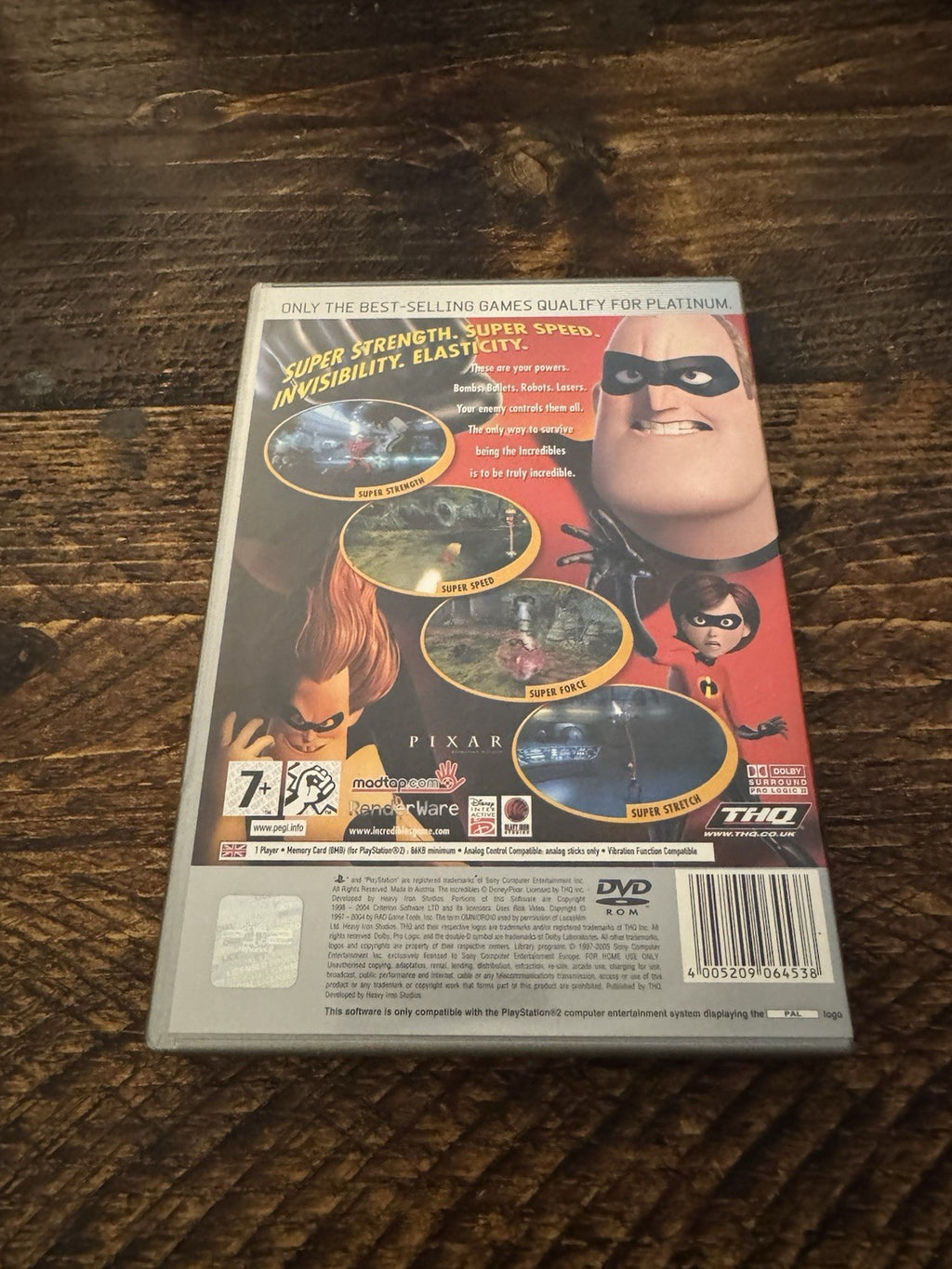 🎮 Sony PlayStation 2 The Incredibles Game