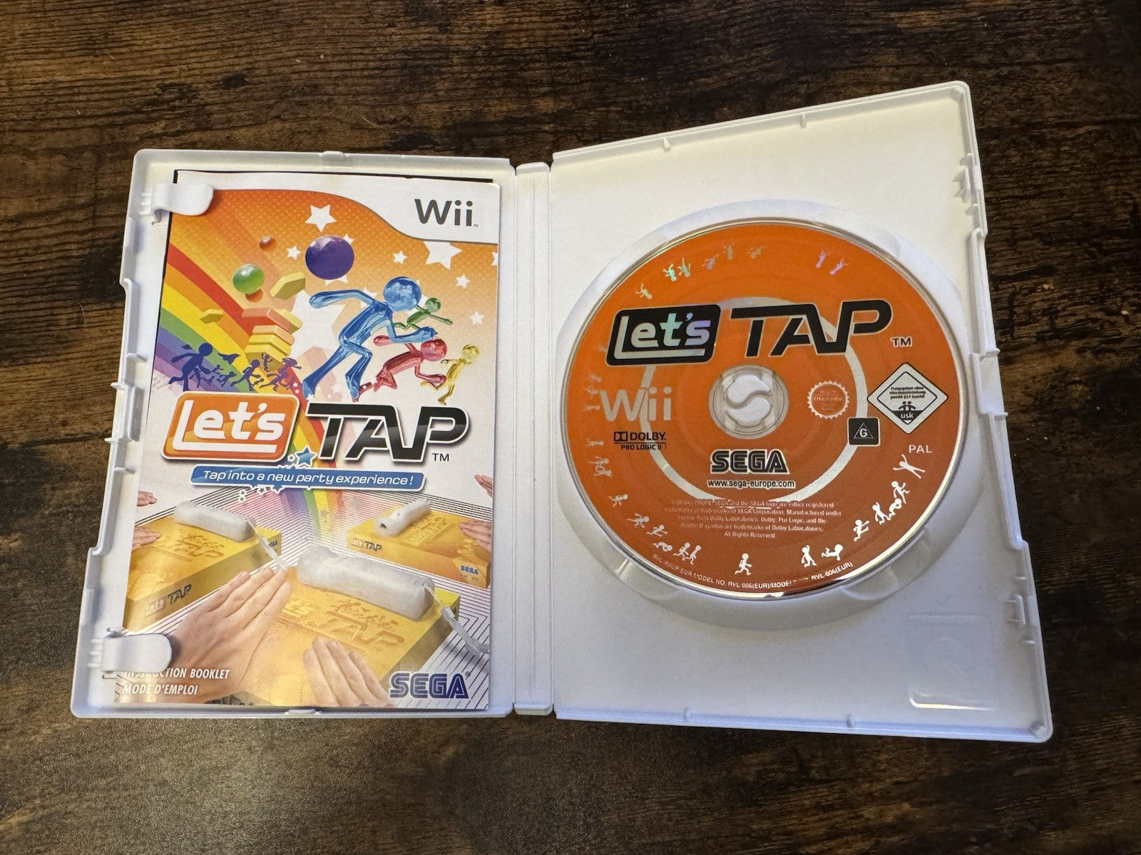 🎮🎮 Let's Tap (Nintendo Wii, 2009) - European Version 💃🏼🕺🏼