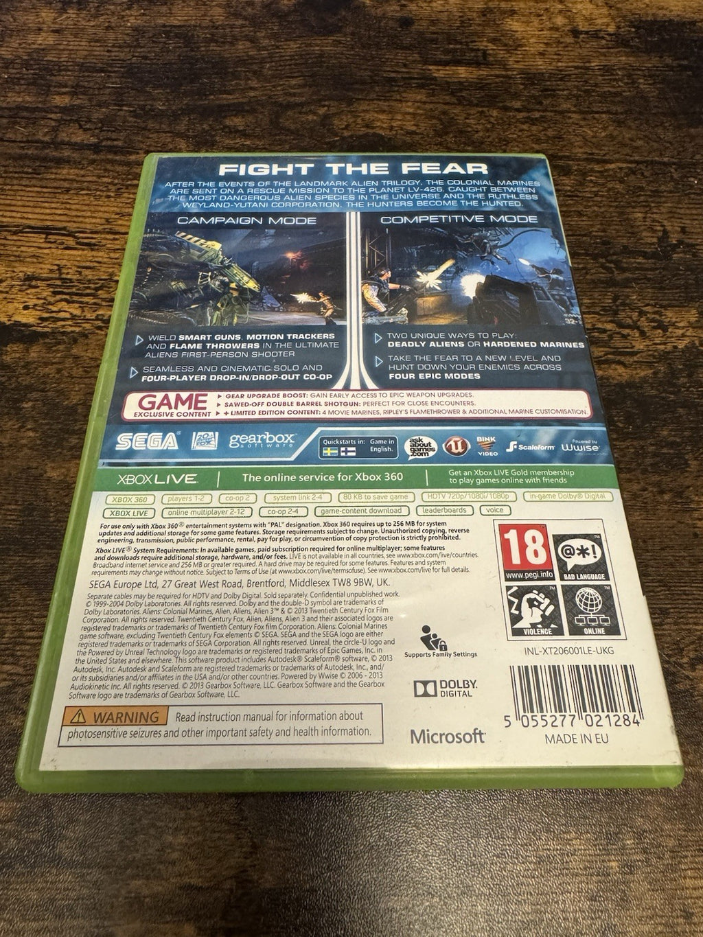 🎮 Aliens: Colonial Marines - Limited Edition (Microsoft Xbox 360, 2013) 🎮