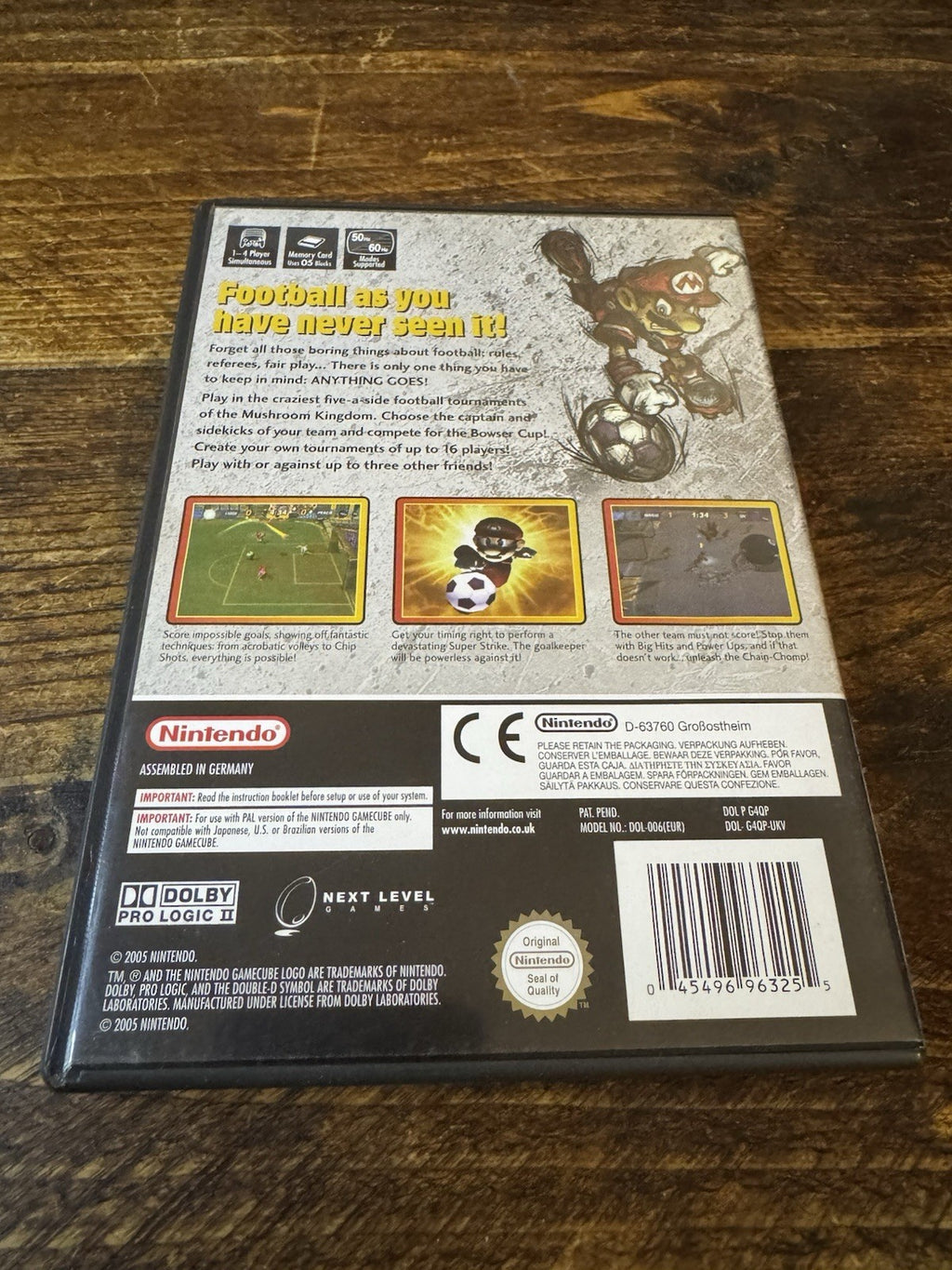 🎮 Super Mario Strikers (Nintendo GameCube, 2005) - European Version 🍄🍄