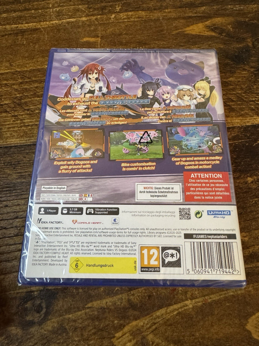 🎮 Neptunia Riders VS Dogoos - PS5 🎮 BRAND NEW SEALED
