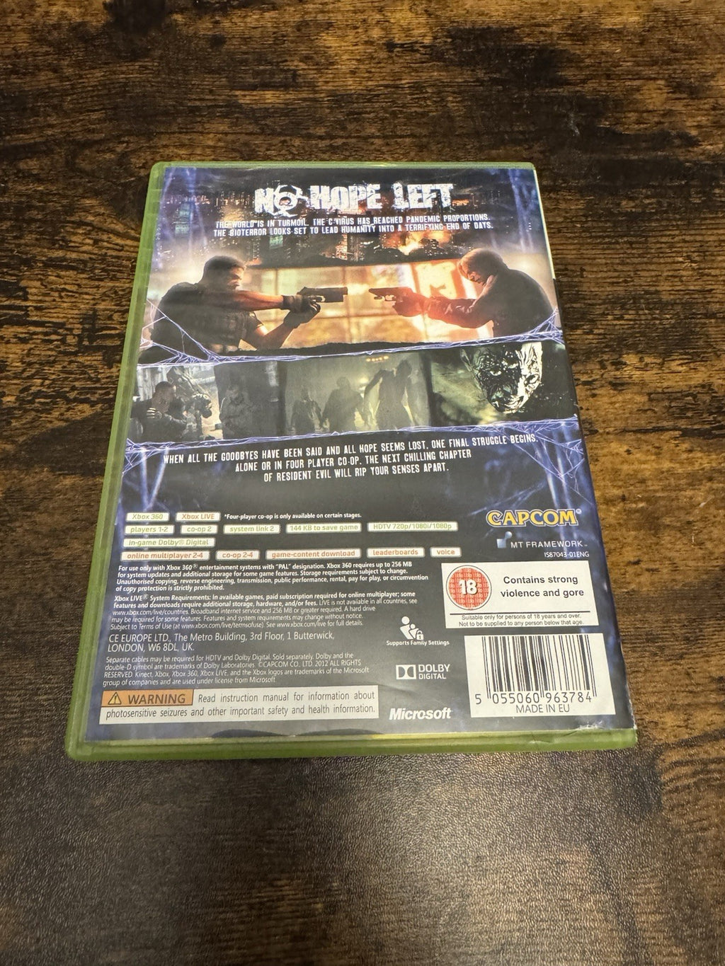 🎮 Resident Evil 6 (Xbox 360, 2012) 🎮