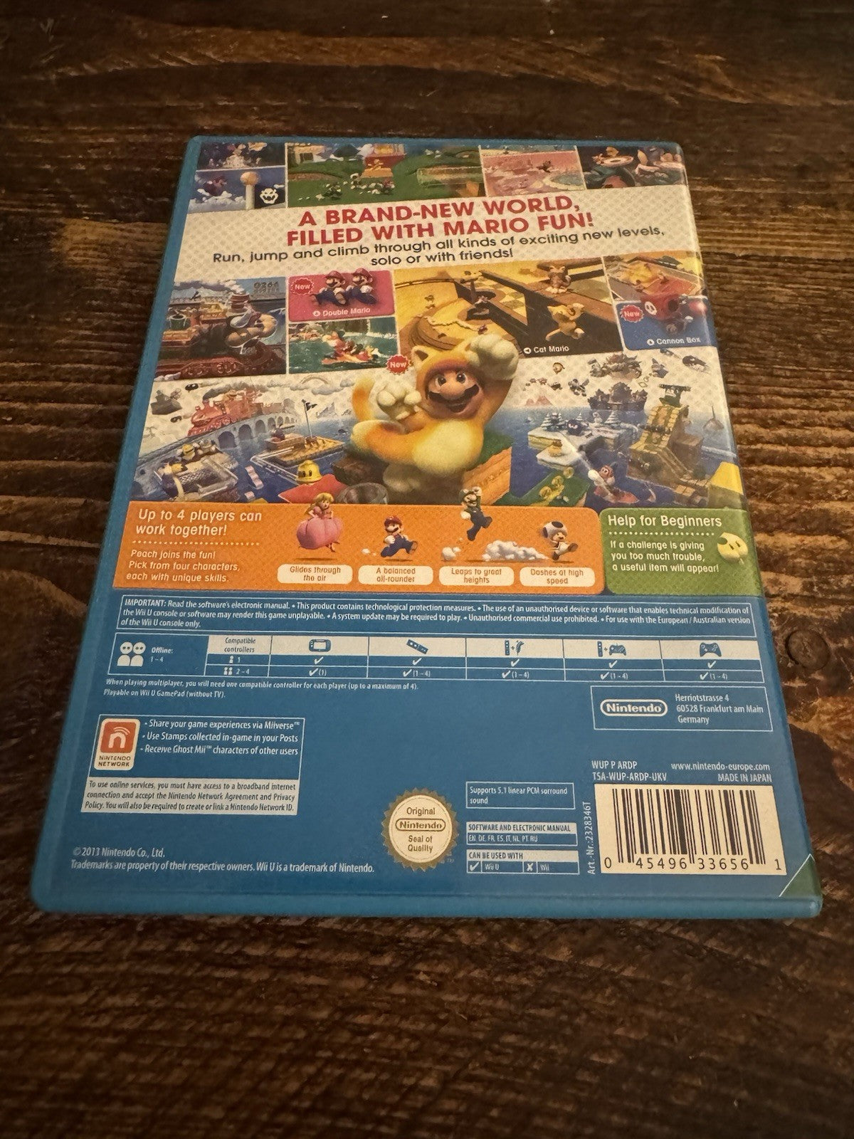 🎮 Super Mario 3D World (Nintendo Wii U, 2013) 🎉