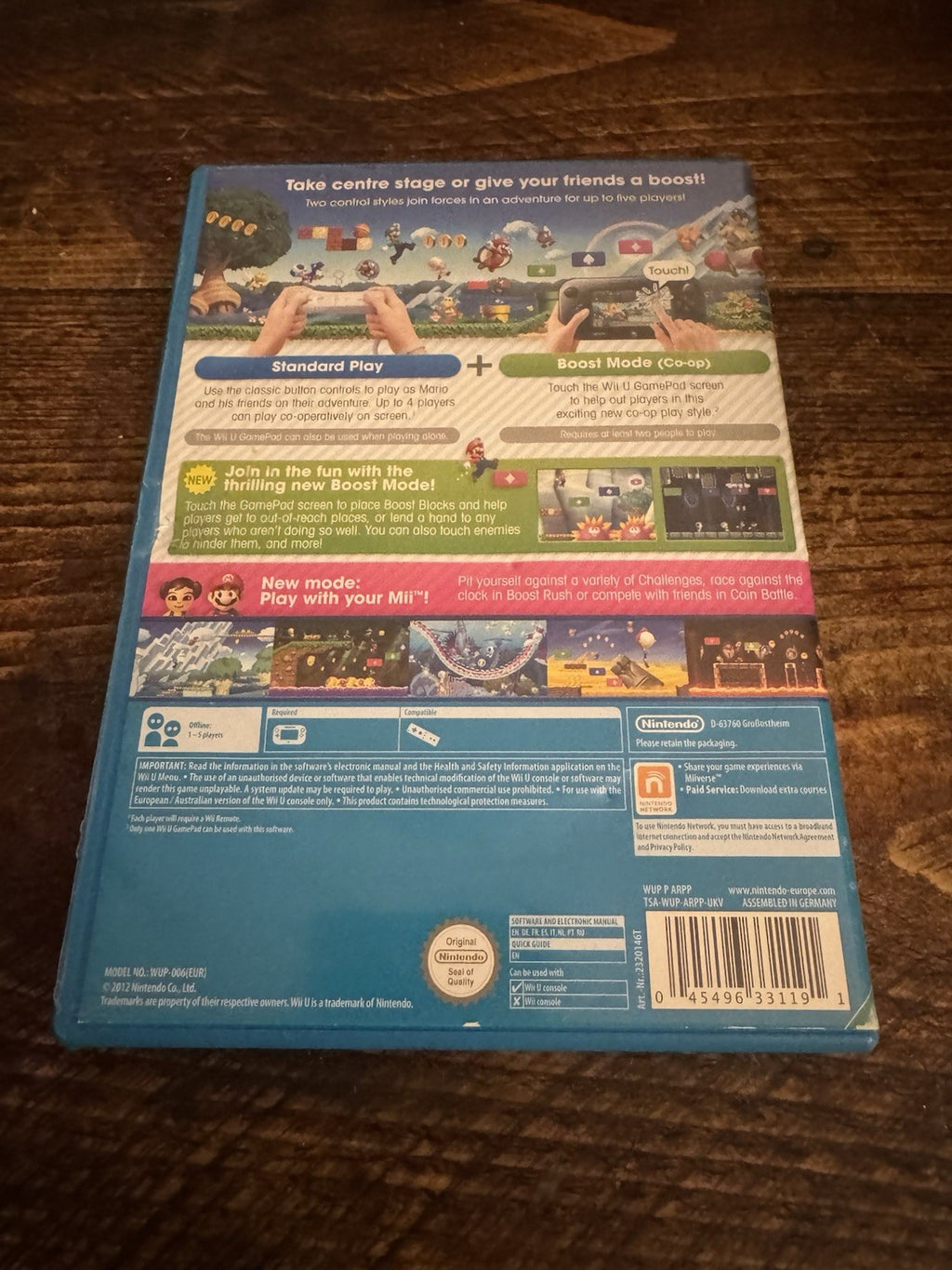 🎮💫New Super Mario Bros U (Wii, 2012)🌟💫