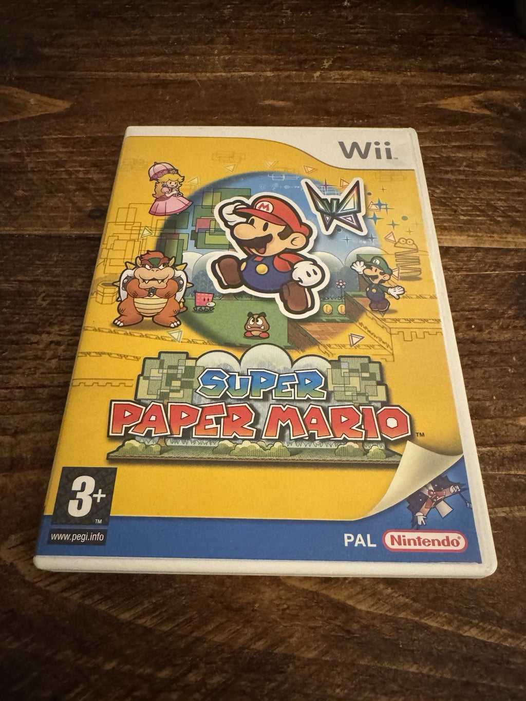 🎮🌟Super Paper Mario (Nintendo Wii, 2007) 💫🎉