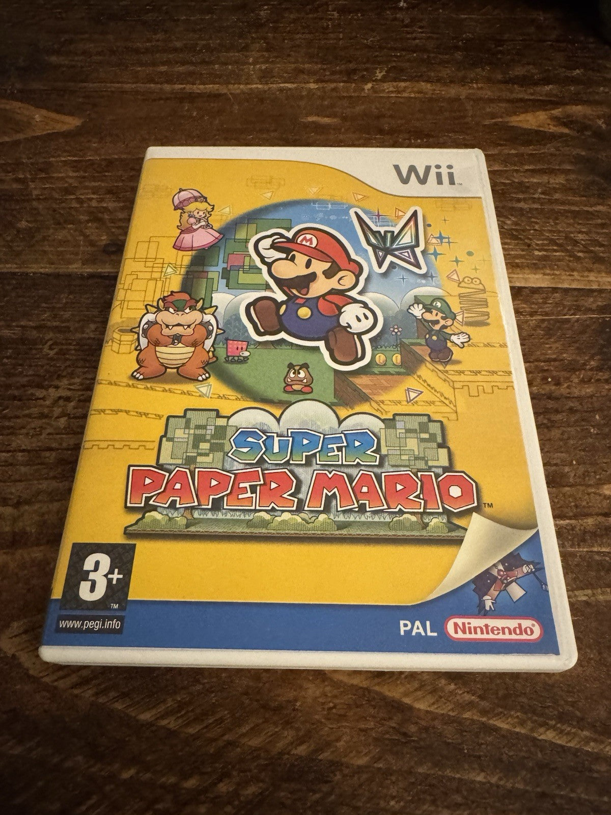 🎮🌟Super Paper Mario (Nintendo Wii, 2007) 💫🎉