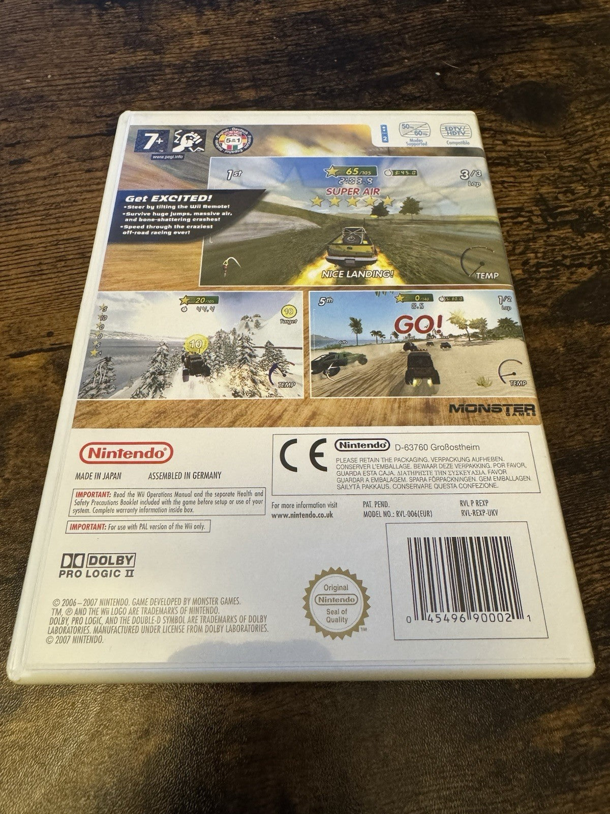 🎮🌟Excite Truck (Nintendo Wii, 2007)🚚🚒🏎️