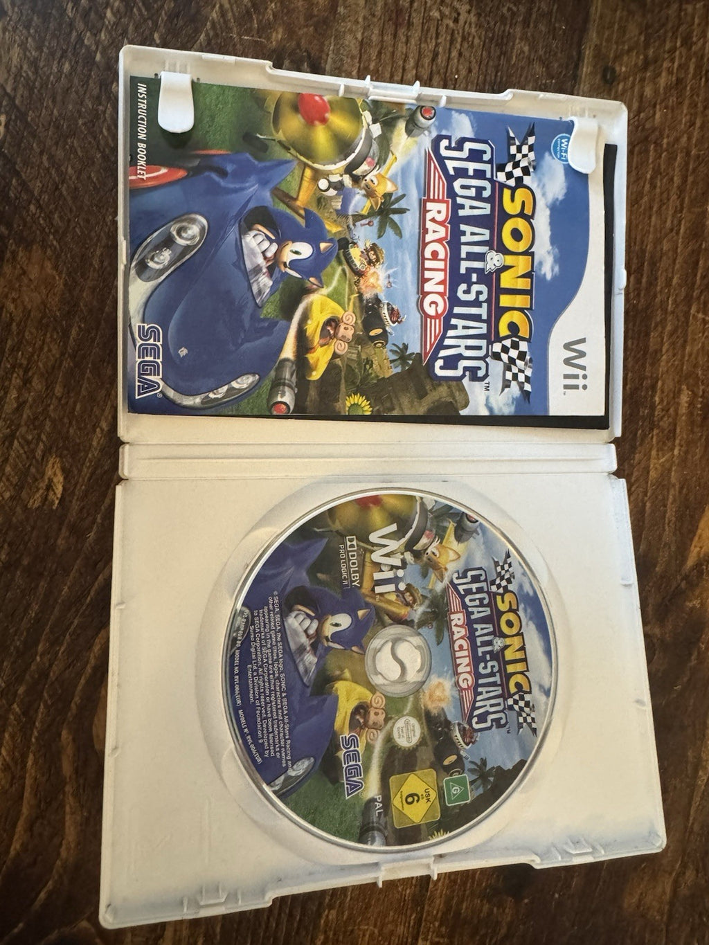 🎮 Sonic & Sega All-Stars Racing (Nintendo Wii, 2010) 🎮