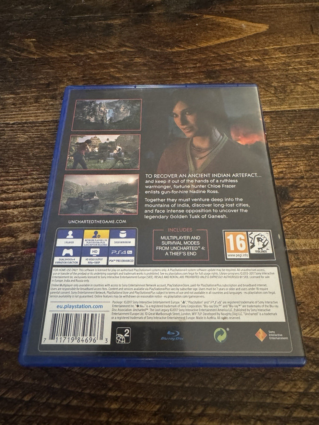 🎮 Uncharted:The Lost Legacy Sony PlayStation 4