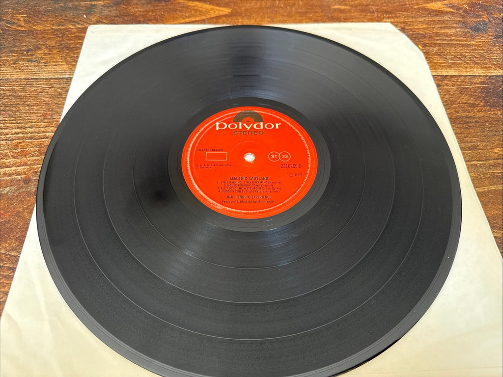 Jimi Hendrix – Electric Ladyland LP UK Polydor Orange Label Banned Cover VG+