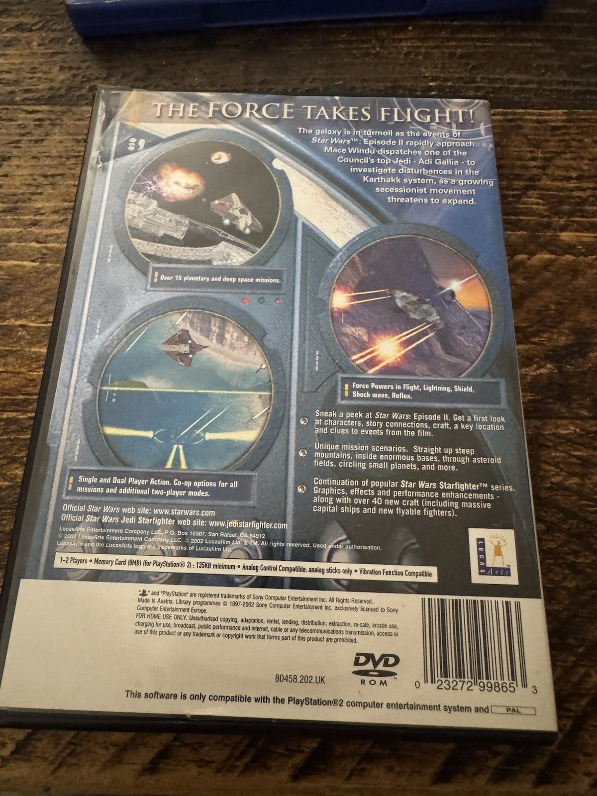 🎮Star Wars Jedi Starfighter Ps2🎮