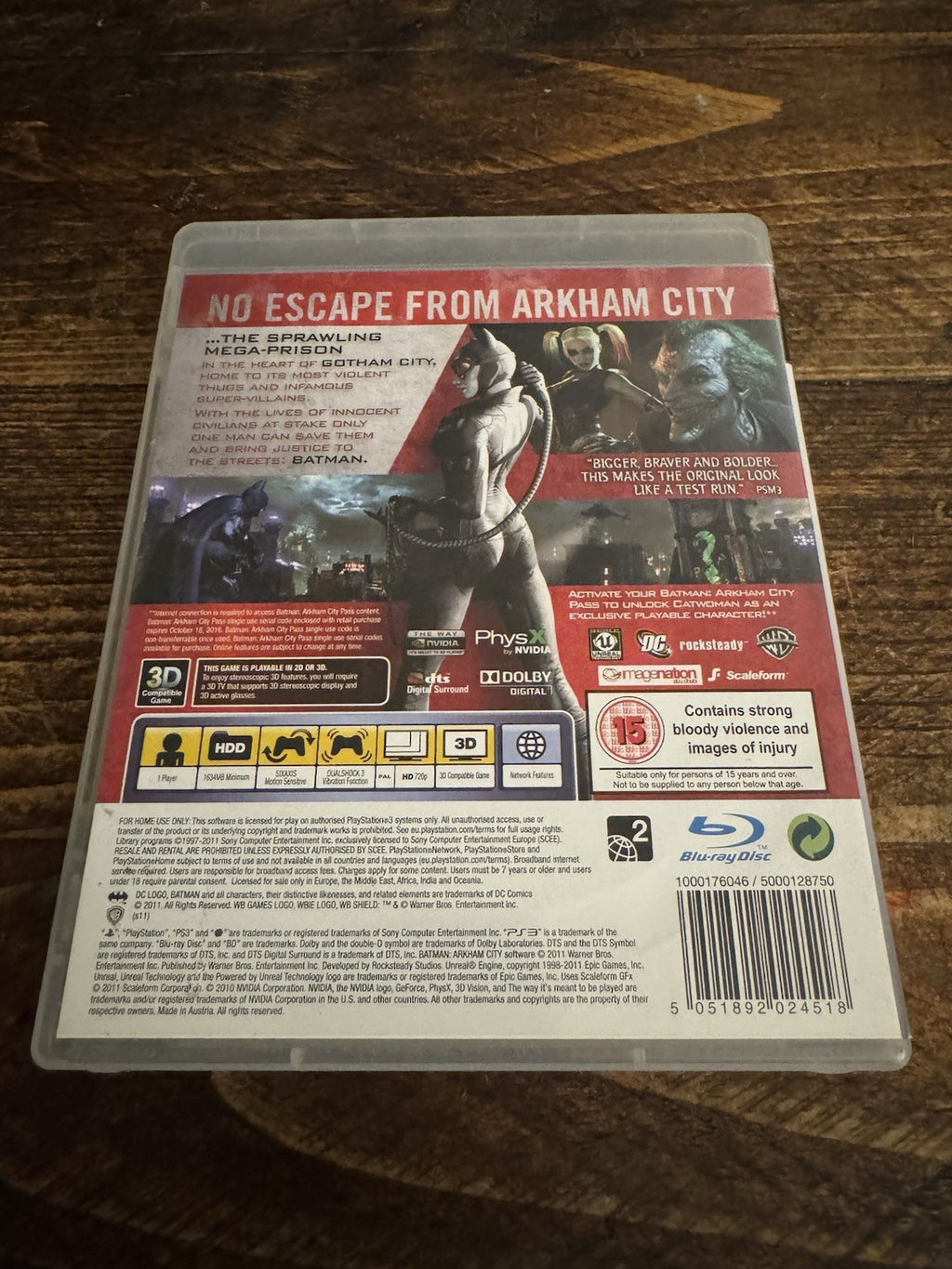 🎮 Sony PlayStation 3 Batman Arkham City Game