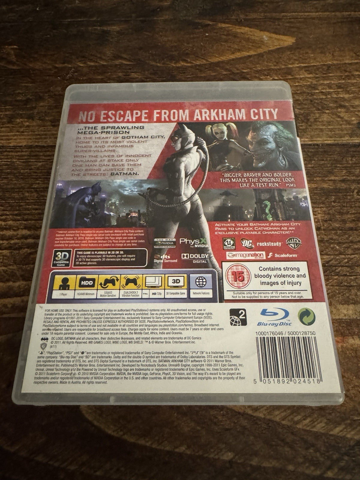 🎮 Sony PlayStation 3 Batman Arkham City Game