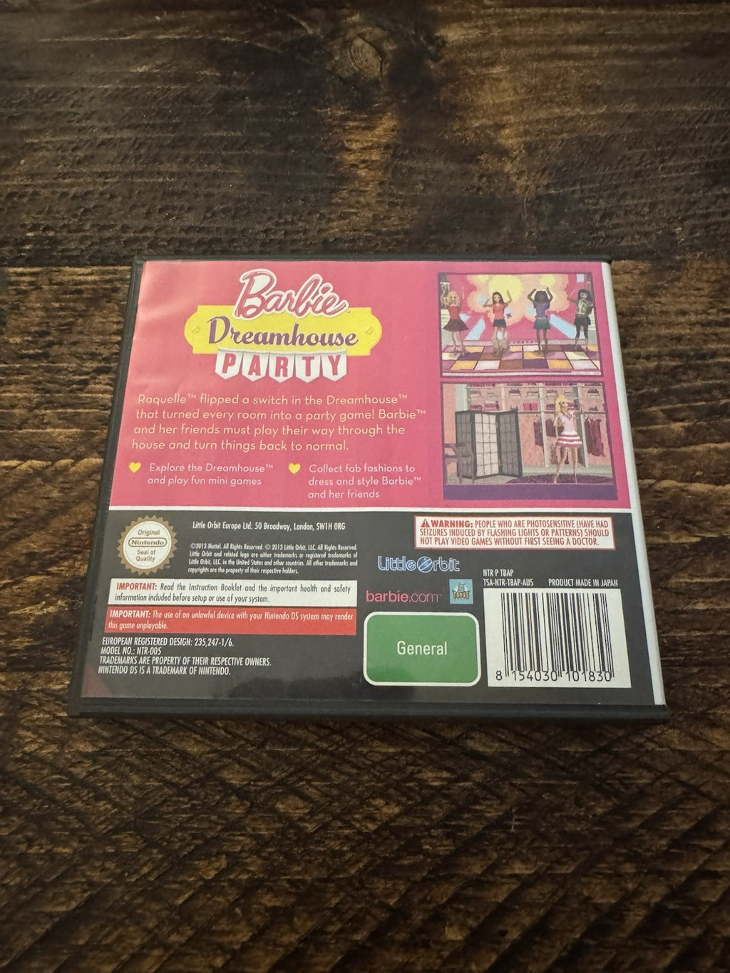 🎮 Nintendo DS Barbie Dreamhouse Party