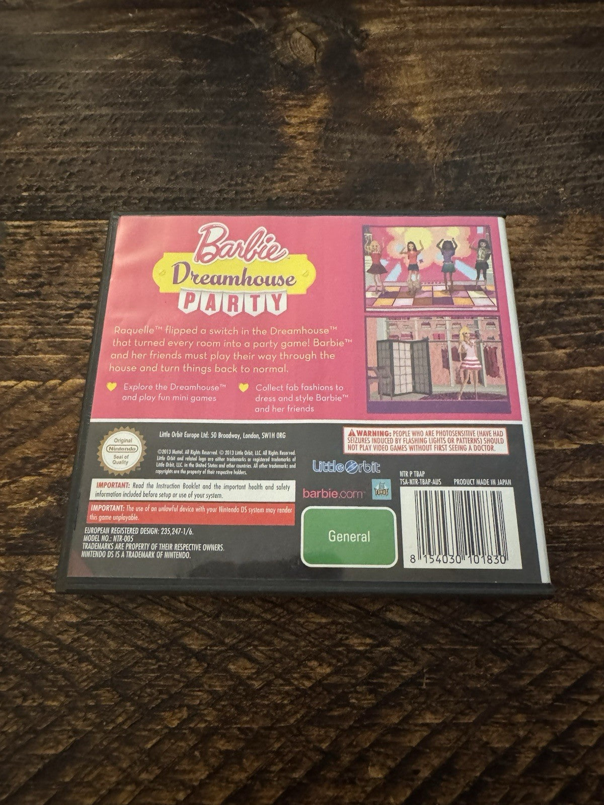 🎮 Nintendo DS Barbie Dreamhouse Party