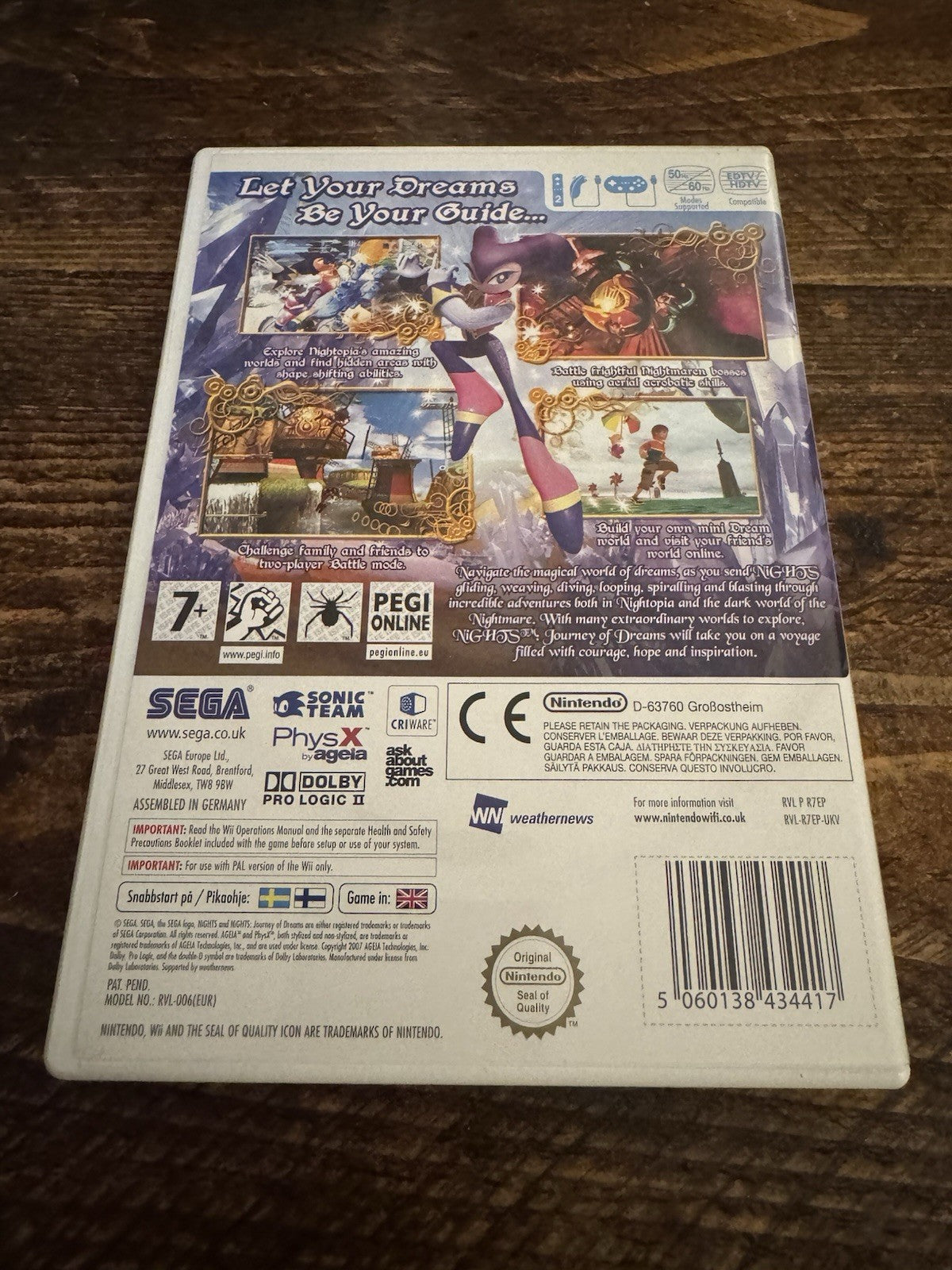 🎮 NiGHTS: Journey of Dreams (Nintendo Wii, 2008)