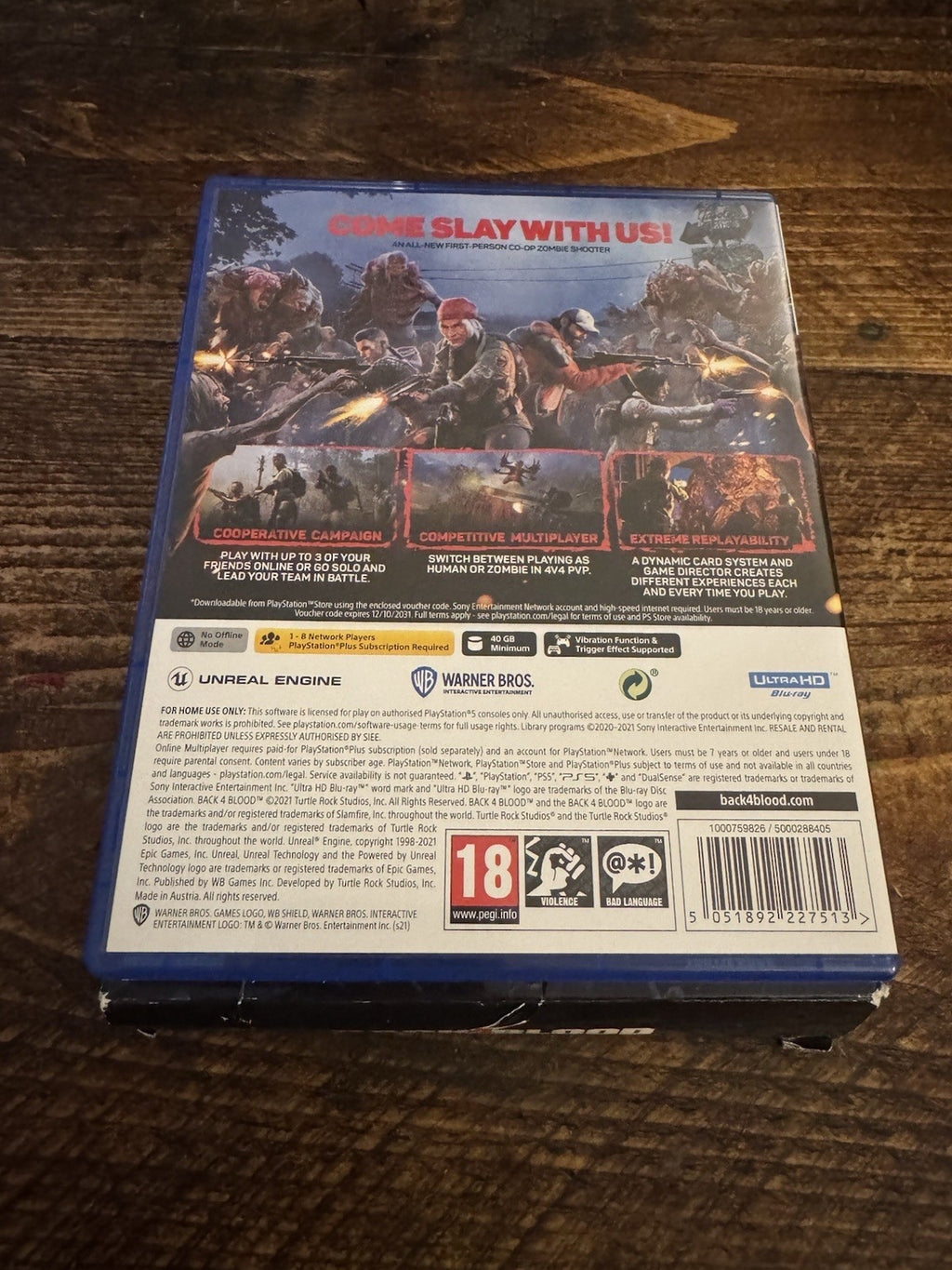 🎮 Sony PlayStation 5 Back 4 Blood - Special Edition (2021)