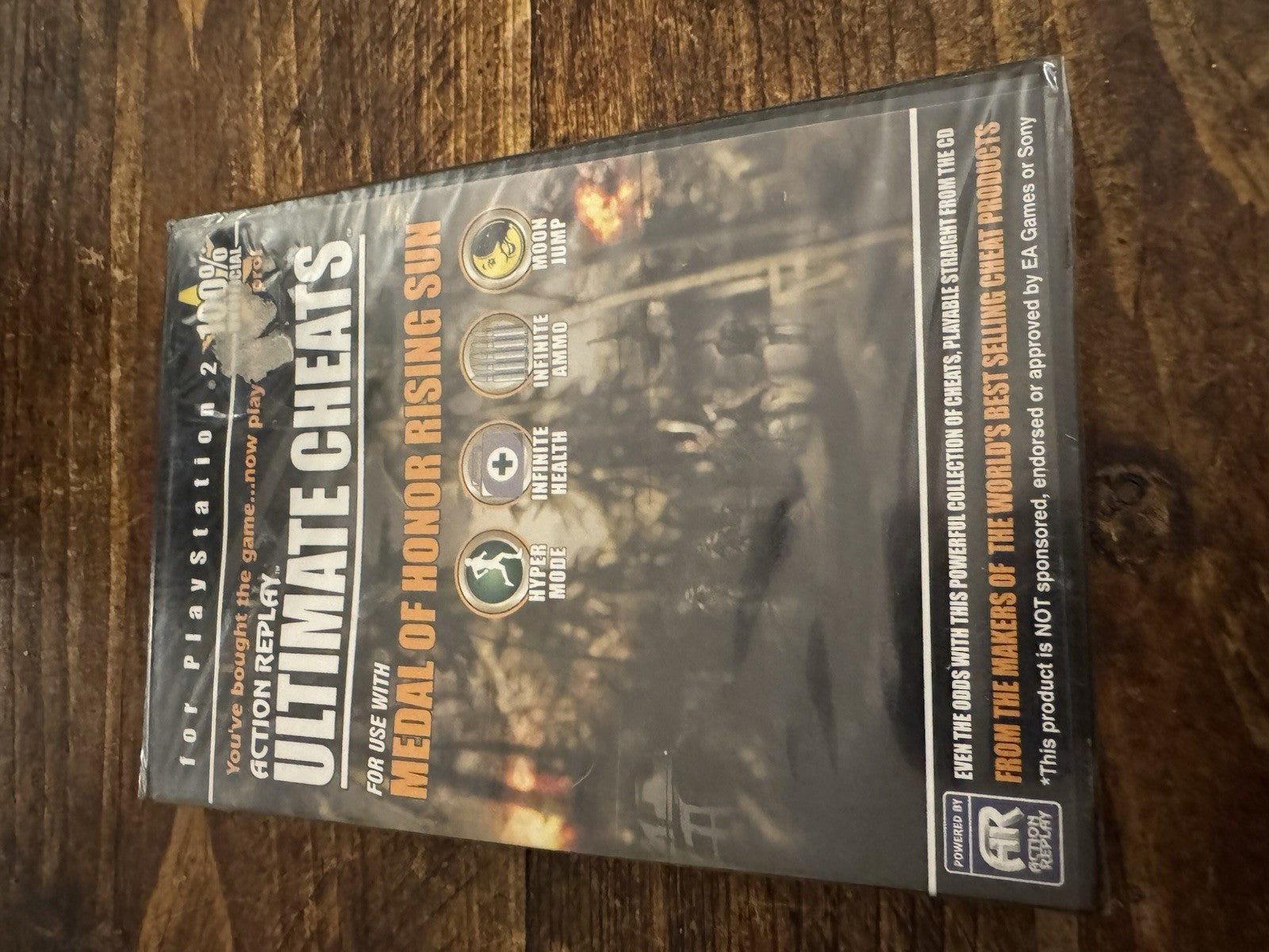 🎮 PS2 - MEDAL OF HONOR: RISING SUN &  Action Replay ULTIMATE CHEATS Disc 🎮