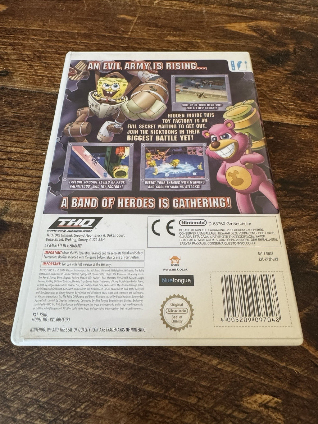 🎮 Nicktoons: Attack of the Toybots (Nintendo Wii, 2007) 🎮