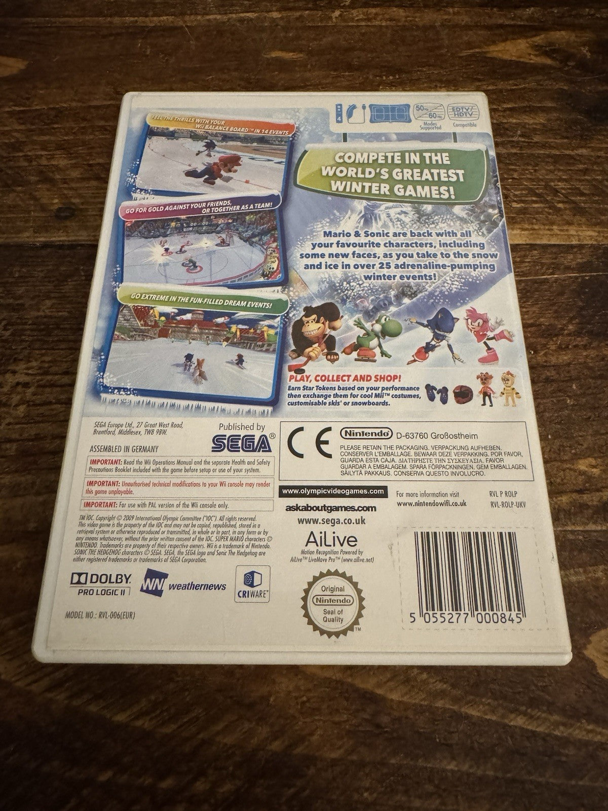 🎮💫 Mario & Sonic at the Olympic Winter Games (Wii, 2009) 🥇🎉🏆