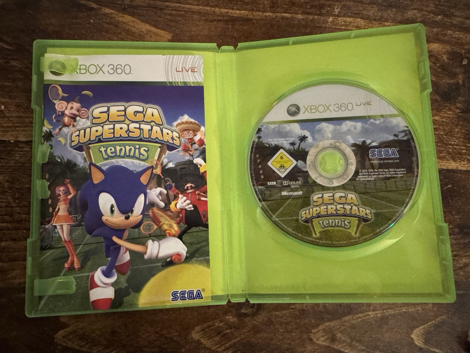 🎮 Sega Superstars Tennis (Microsoft Xbox 360, 2008) - European Version 🎮