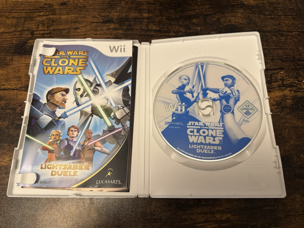 🎮🌟 Star Wars: The Clone Wars - Lightsaber Duels (Nintendo Wii, 2008) 🔮🪐