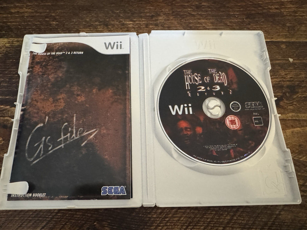 The House of the Dead 2 & 3 Return (Nintendo Wii, 2008) - European Version