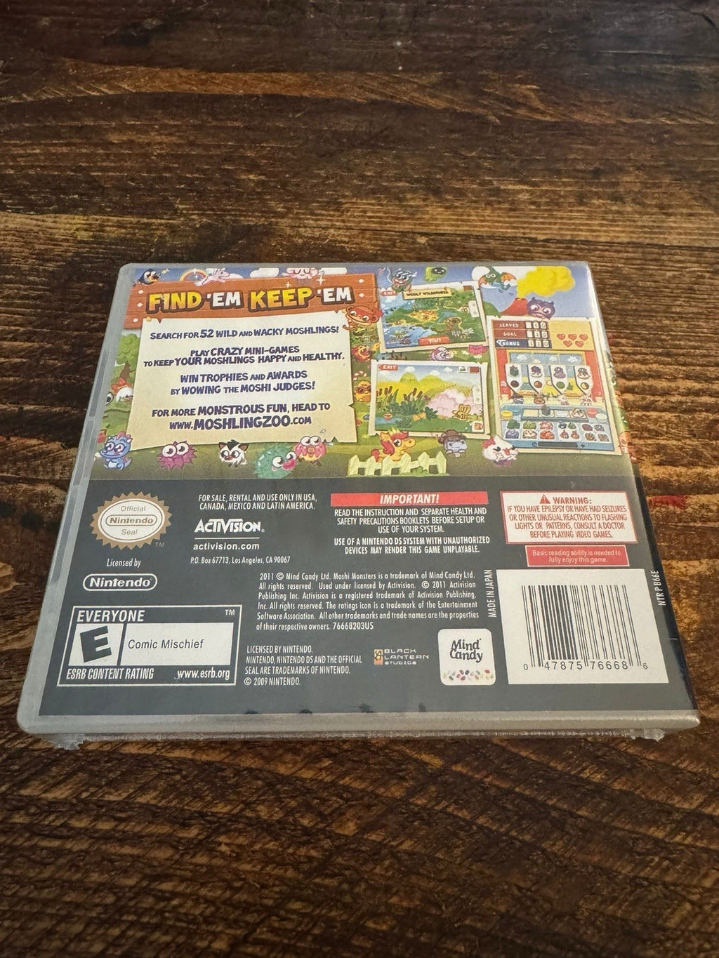 🎮 Nintendo DS: Moshi Monsters – Moshling Zoo 🐾 | Brand New & Sealed 💿