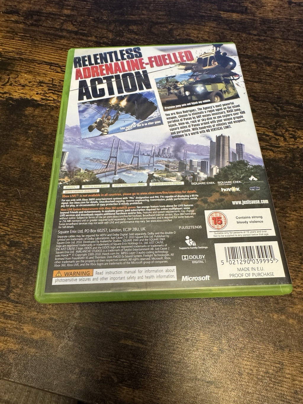 🎮 Just Cause 2 - Classics (Microsoft Xbox 360, 2010) 🎮