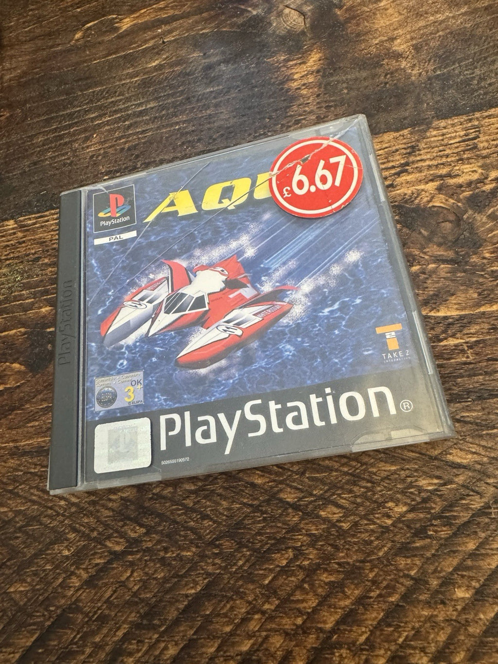 Sony PlayStation 1 Aqua GT Video Game
