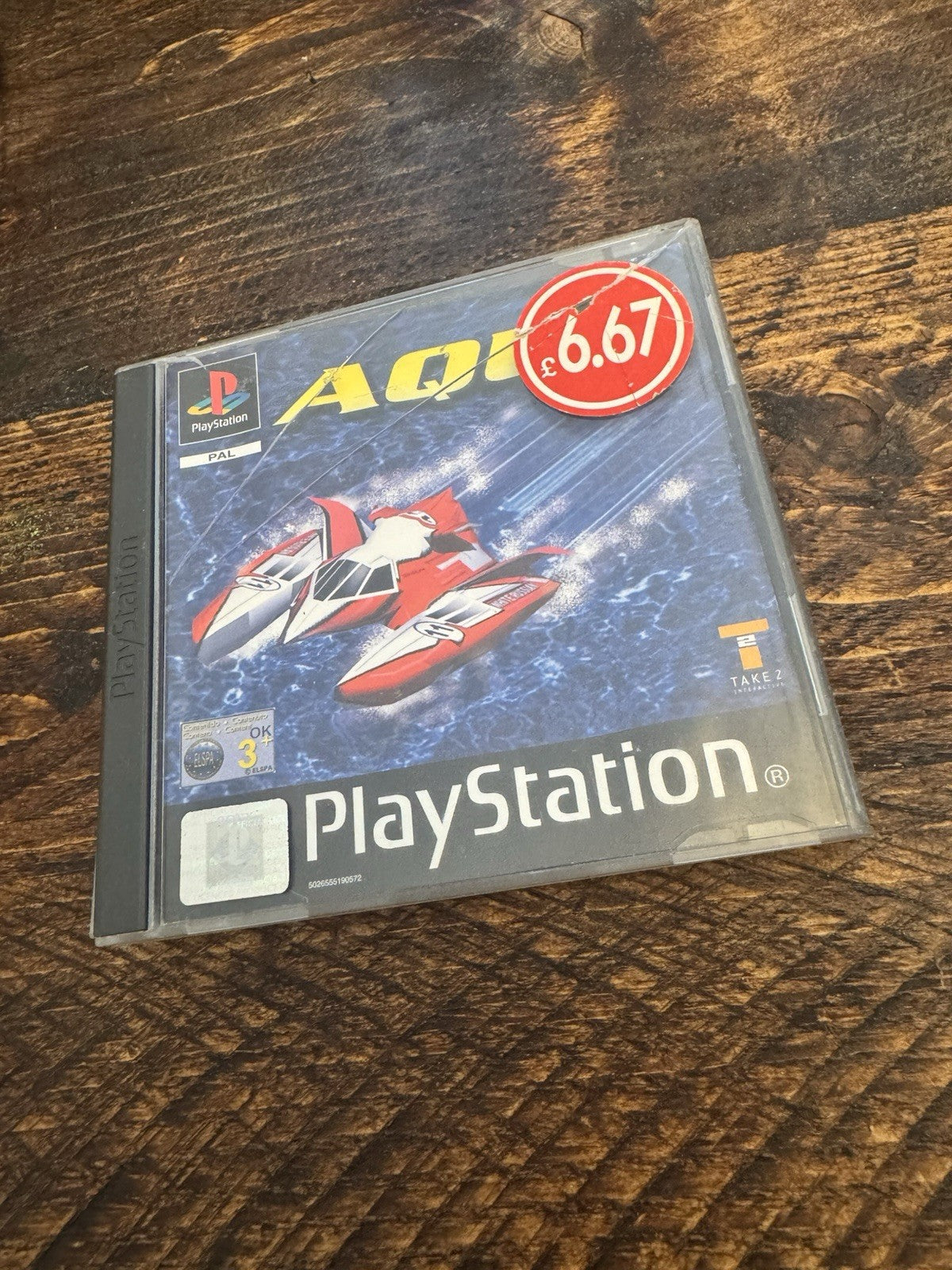 Sony PlayStation 1 Aqua GT Video Game