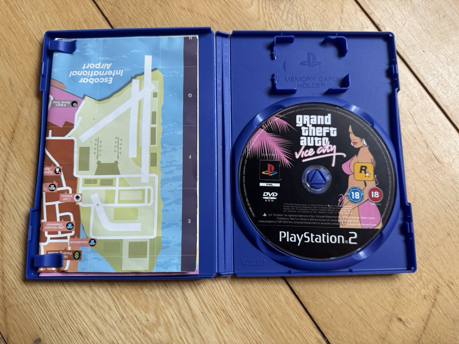 🎮 Grand Theft Auto Vice City Sony PlayStation 2 PS2 Game Double Pack Version 🎮