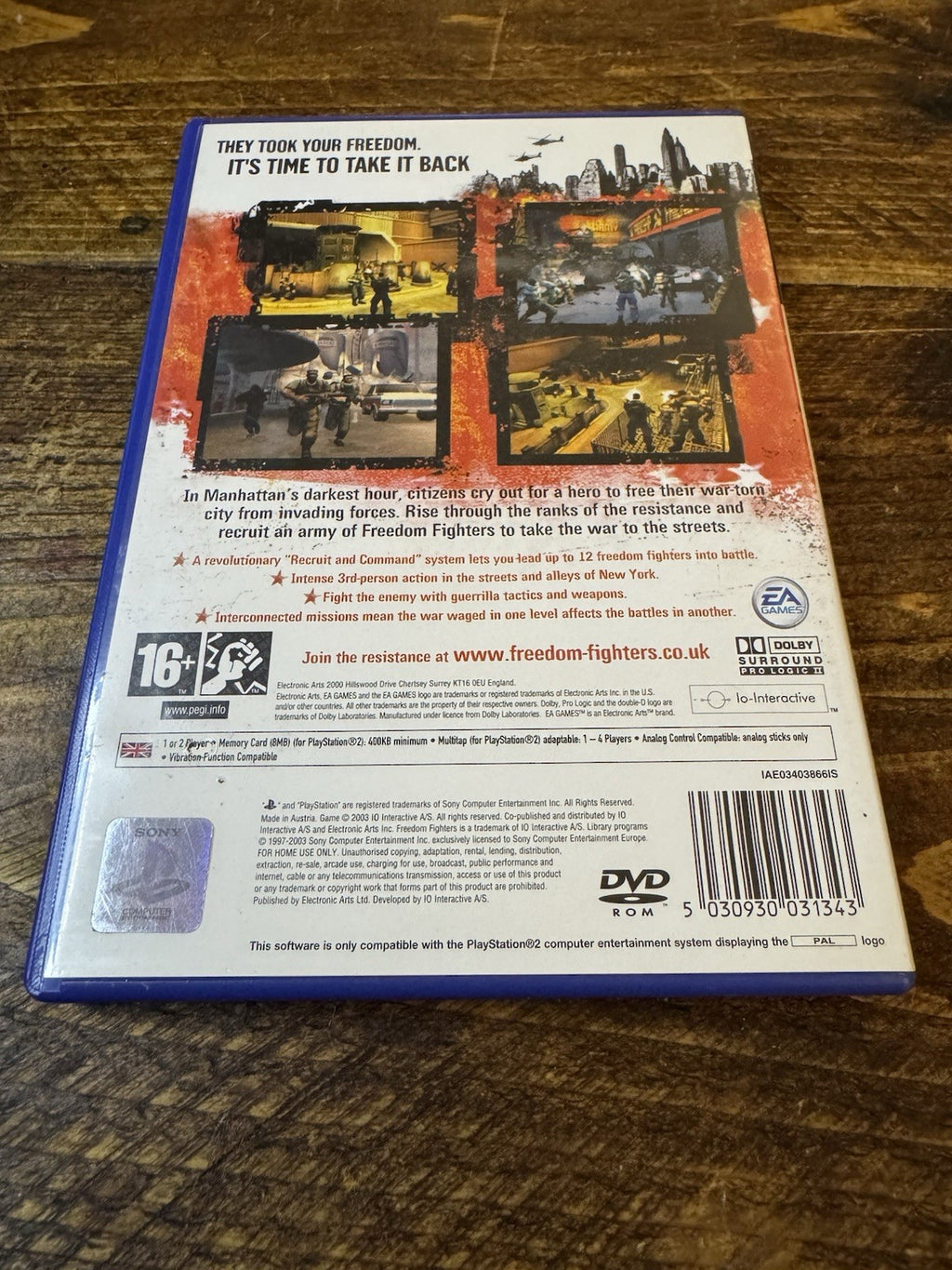 🎮 Freedom: The Battle for Liberty Island (Sony PlayStation 2, 2003) 🎮