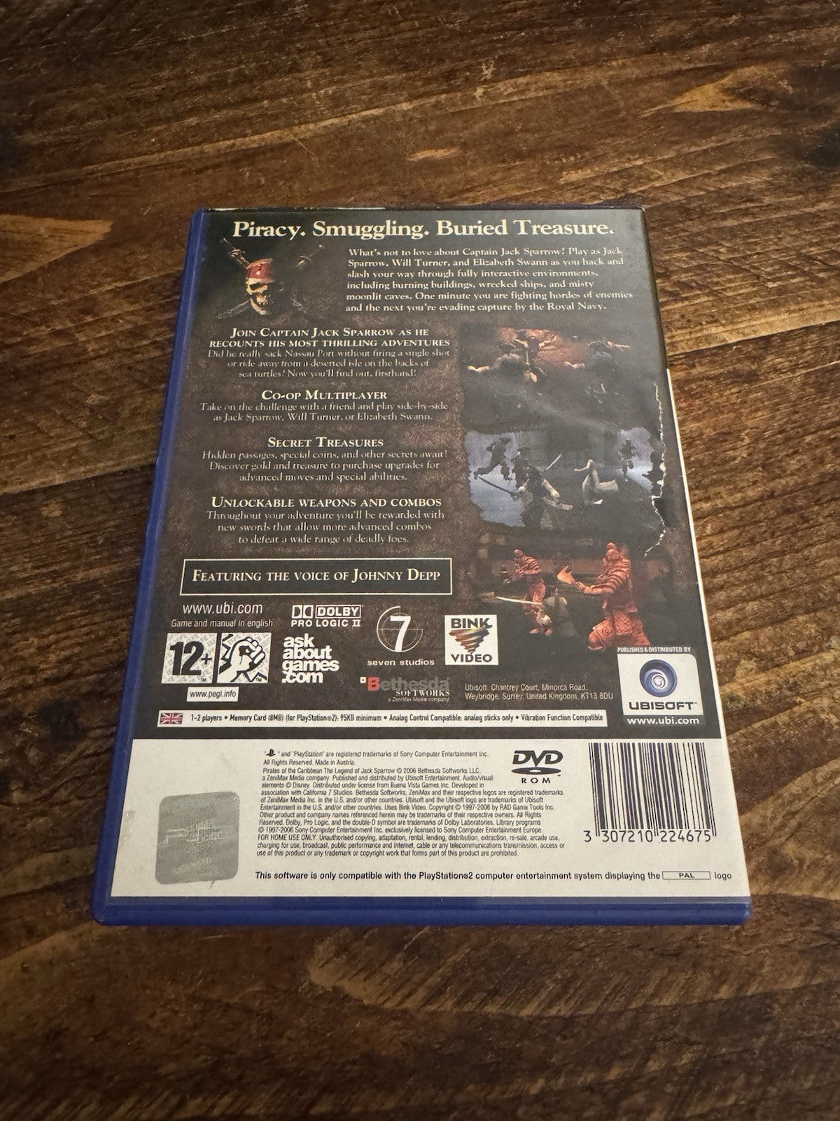 🎮 Pirates of the Caribbean: The Legend of Jack Sparrow (PlayStation 2, 2006) 🎮