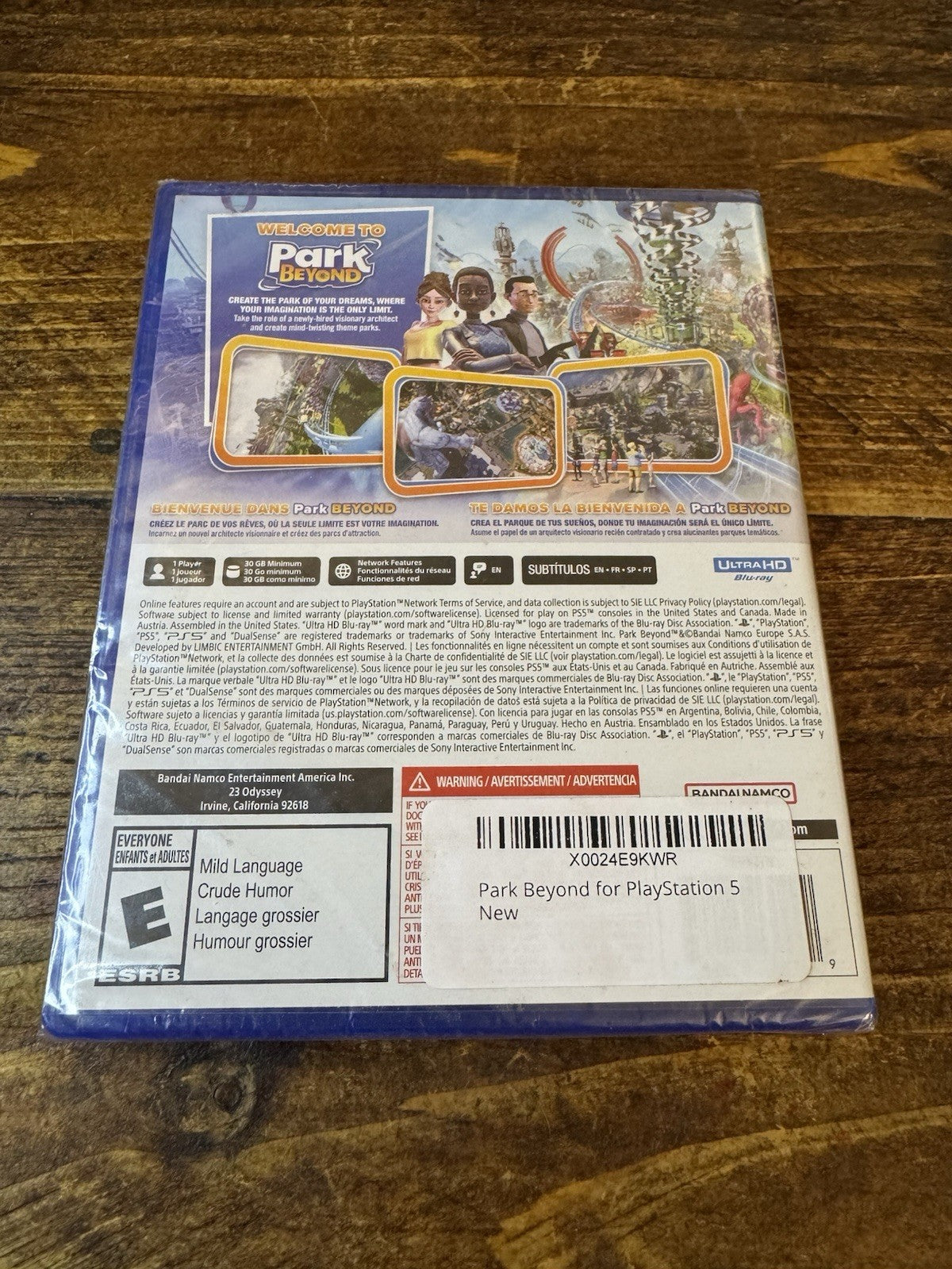 🎮 Park Beyond (Sony PlayStation 5, 2023) 🎮 BRAND NEW SEALED