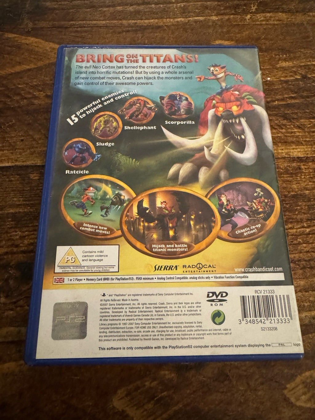 🎮Crash of the Titans Platinum (Sony PlayStation 2, 2008) 🎮