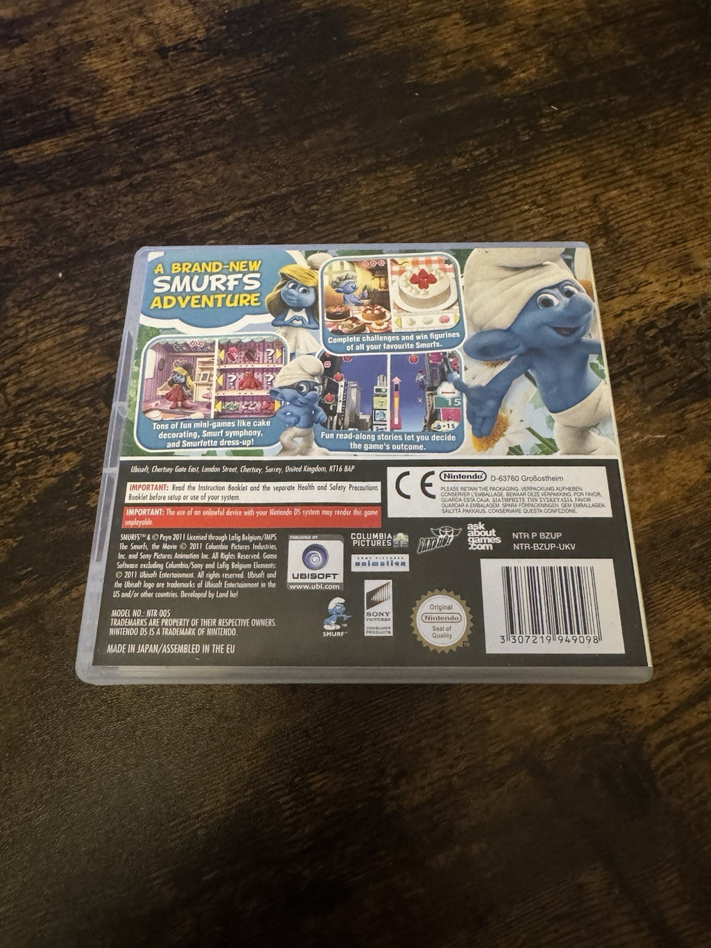 🎮🌟 The Smurfs (Nintendo DS, 2011) - US Version 🌀