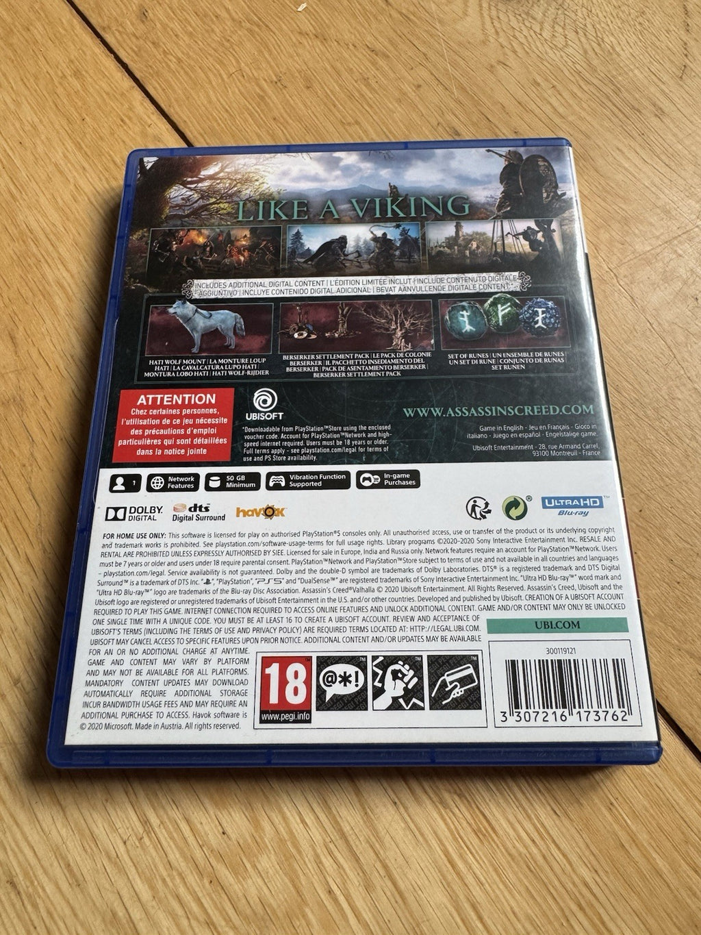 🎮 Ubisoft Assassins Creed Valhalla Limited Edition (PlayStation 5, 2020) ⚔️