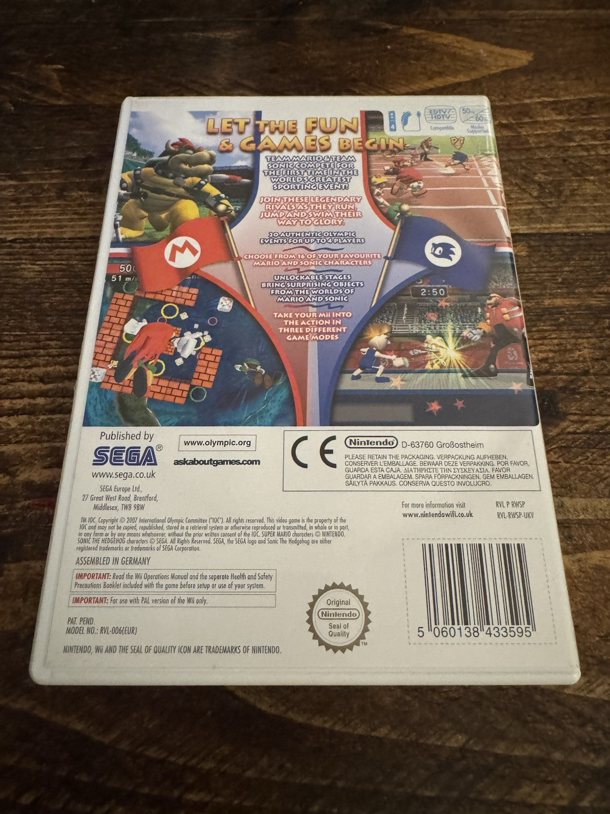 🎮 Mario & Sonic at The Olympic Games (Wii, 2007) 🥇🏆