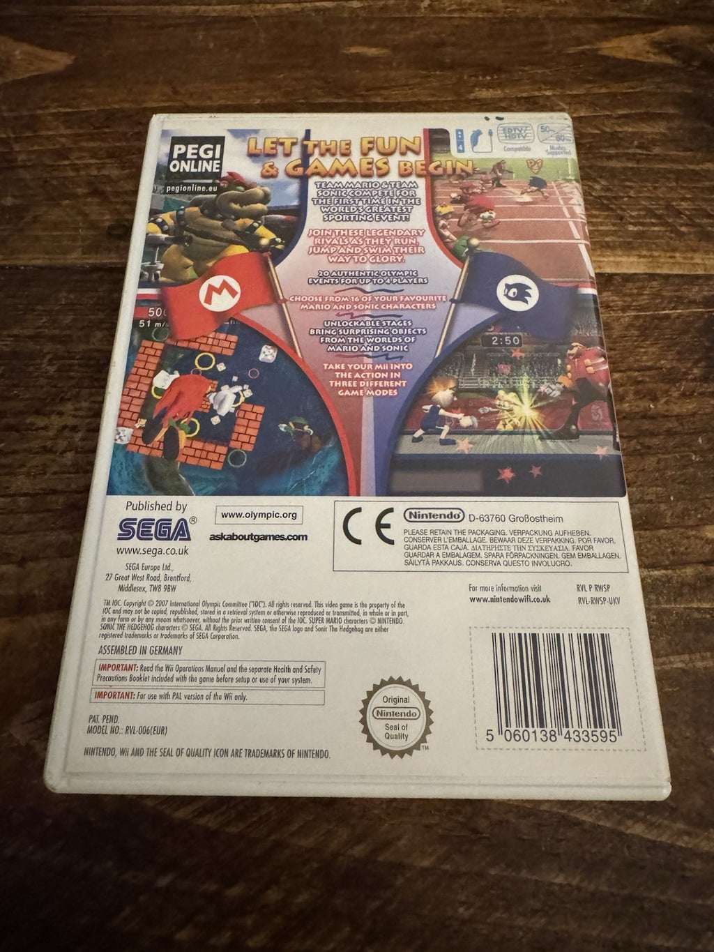 🎮💫Mario & Sonic at The Olympic Games (Wii, 2007)🥇🏆🎉