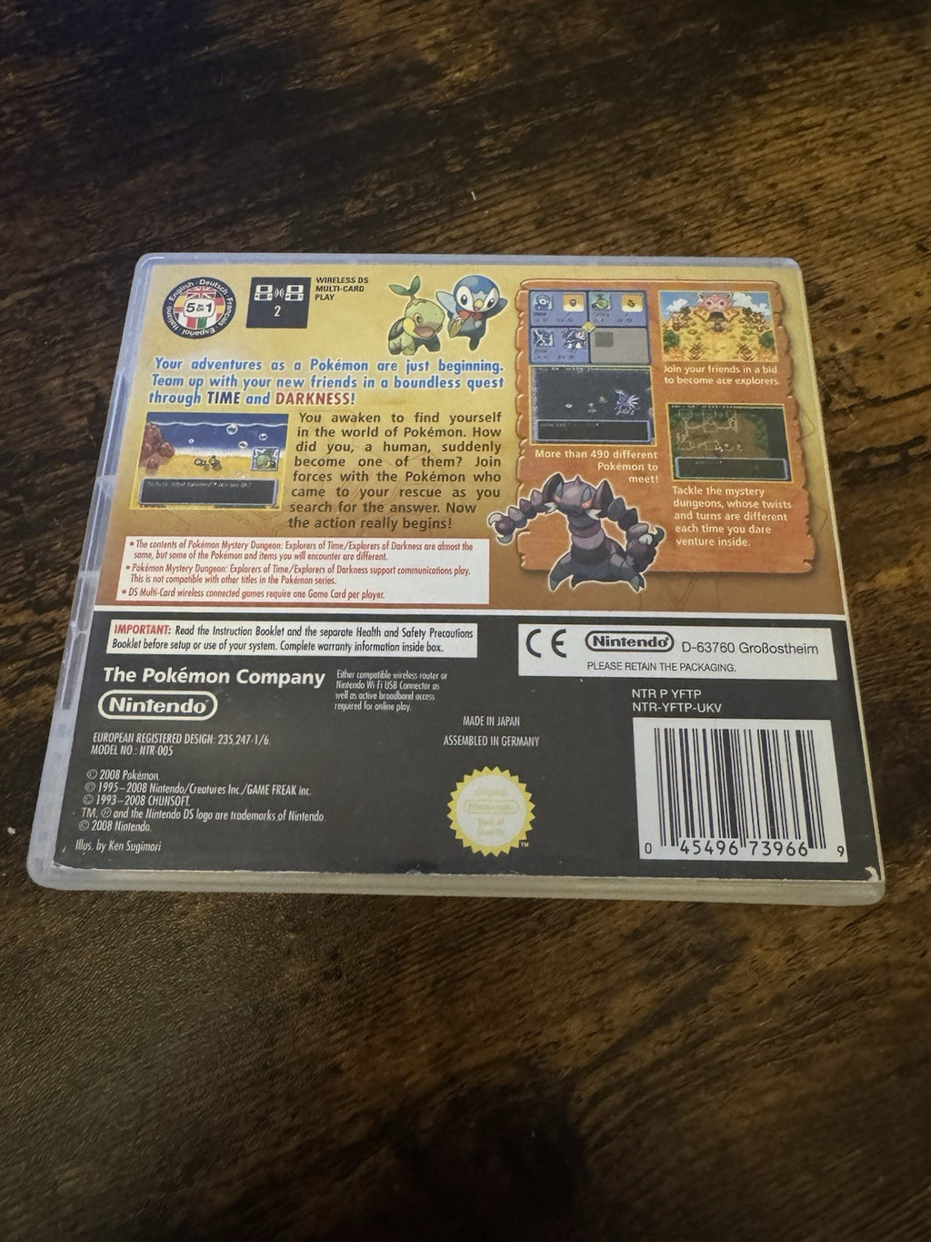 Pokemon Mystery Dungeon: Explorers of Time (Nintendo DS, 2008) - European...